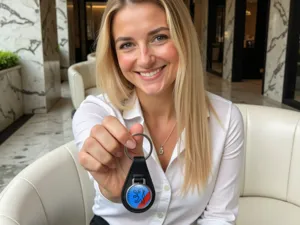 Peugeot Schlüssel Halter Robust Leder Limitierte Haptik